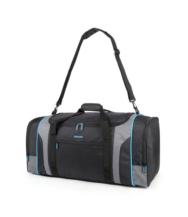 Decent Flexplus weekendtas Zwart/blauw 70X32X34 CM
