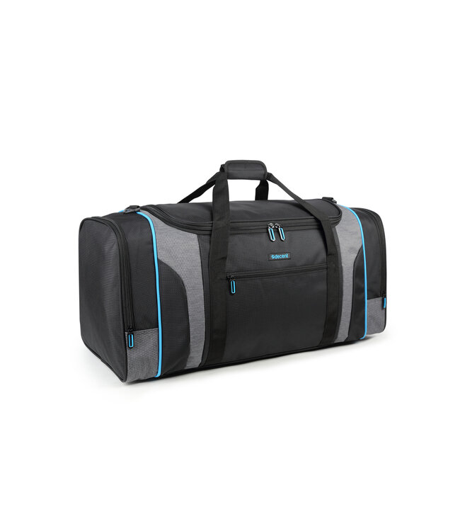 Decent Flexplus weekendtas Zwart/blauw 70X32X34 CM