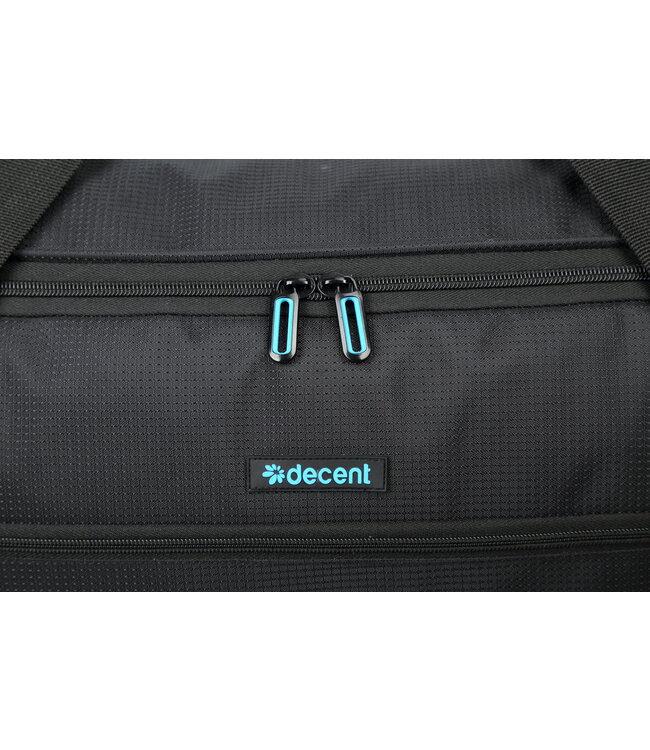 Decent Flexplus weekendtas Zwart/blauw 70X32X34 CM