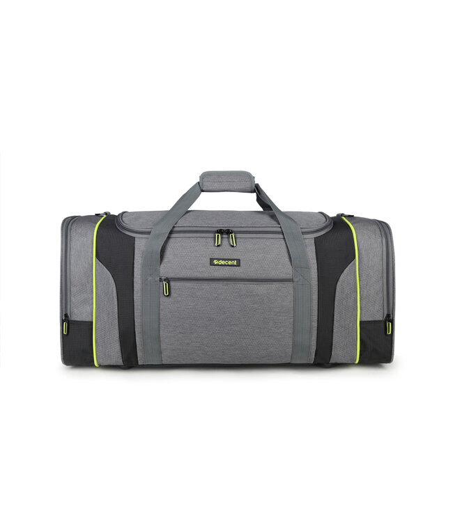 Decent Flexplus weekendtas Grijs/lemon groen 70X32X34 CM