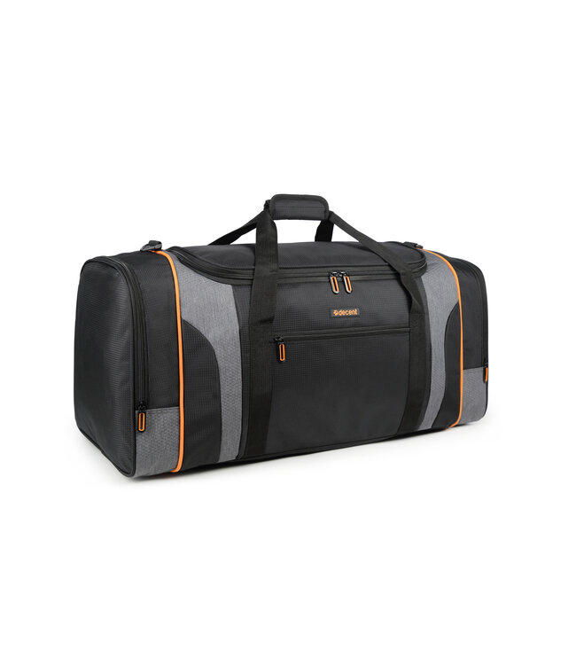 Decent Flexplus weekendtas Zwart/oranje 70X32X34 CM