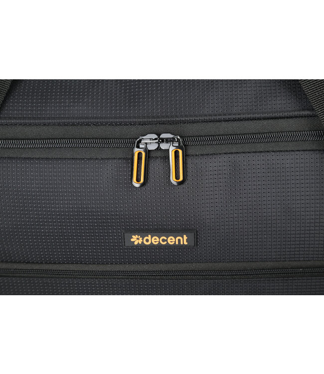 Decent Flexplus weekendtas Zwart/oranje 70X32X34 CM