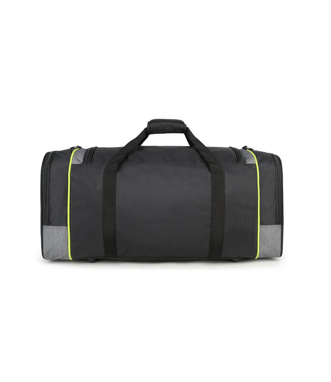 Decent Flexplus weekendtas Zwart/lemon groen 70X32X34 CM