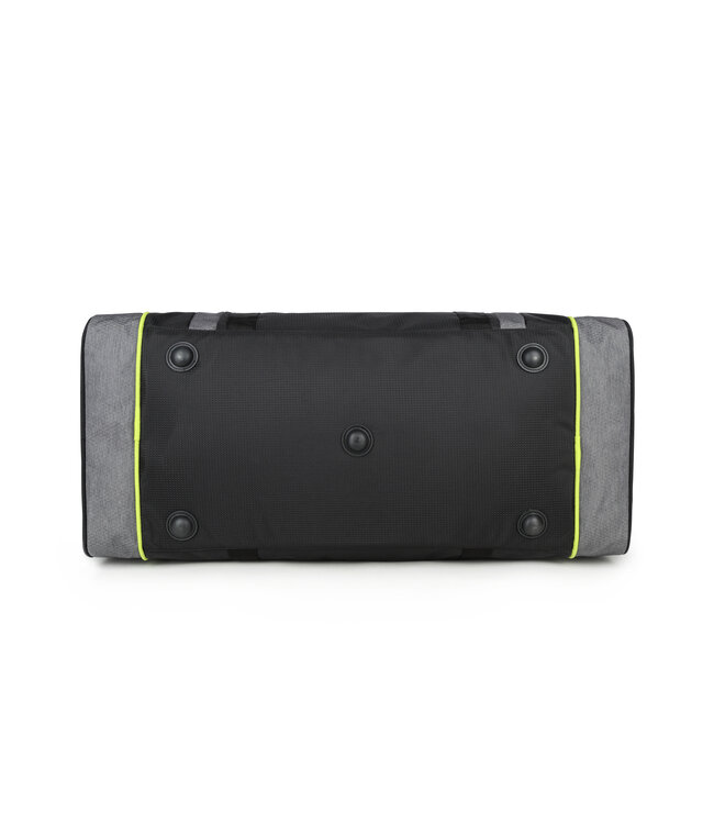 Decent Flexplus weekendtas Zwart/lemon groen 70X32X34 CM