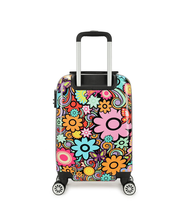 Decent Forenza Handbagage koffer Flowers 55X35X20 CM