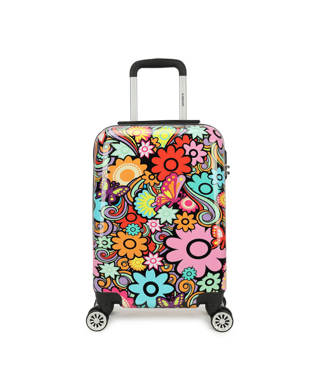 Decent Forenza Handbagage koffer Flowers 55X35X20 CM