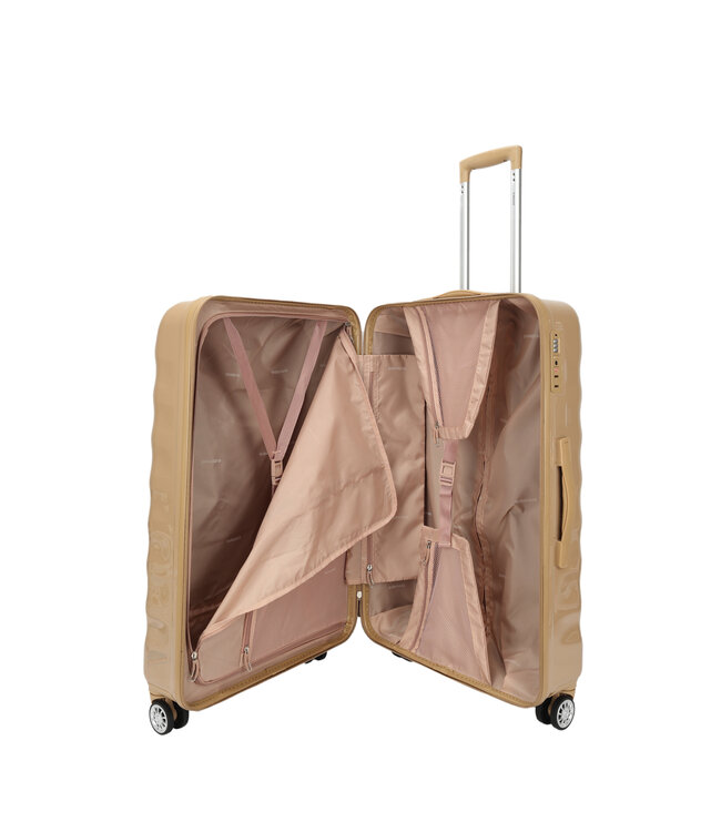 Decent Exclusivo-One Grote koffer Beige 77X48X28 CM