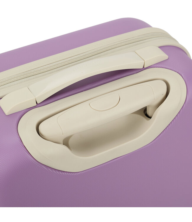 Decent Star-Maxx Handbagage koffer Lila 55X35X20 CM