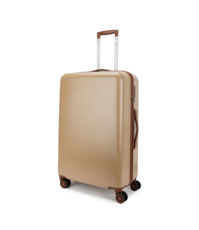 Decent Retro Grote koffer Bruin 76X48X30 CM