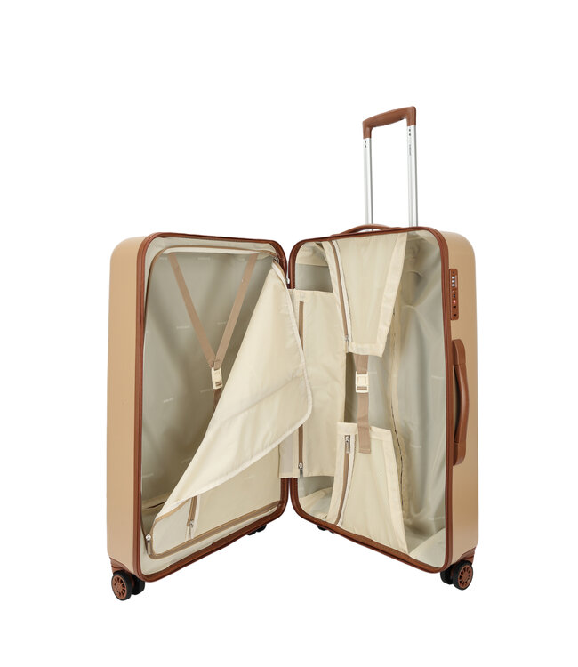 Decent Retro Grote koffer Bruin 76X48X30 CM