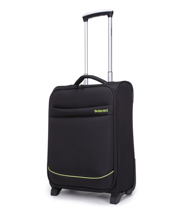 Decent Super Light Handbagage koffer Zwart 50X35X20 CM