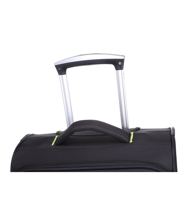 Decent Super Light Handbagage koffer Zwart 50X35X20 CM