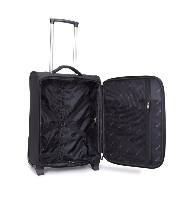 Decent Super Light Handbagage koffer Zwart 50X35X20 CM