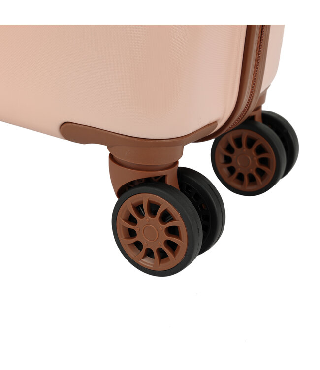 Decent Retro Koffer Roze Medium inhoud 65L 66X42X26CM