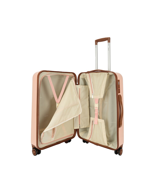 Decent Retro Koffer Roze Medium inhoud 65L 66X42X26CM