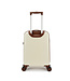 Decent Retro Handbagage koffer Wit 55X35X20 CM