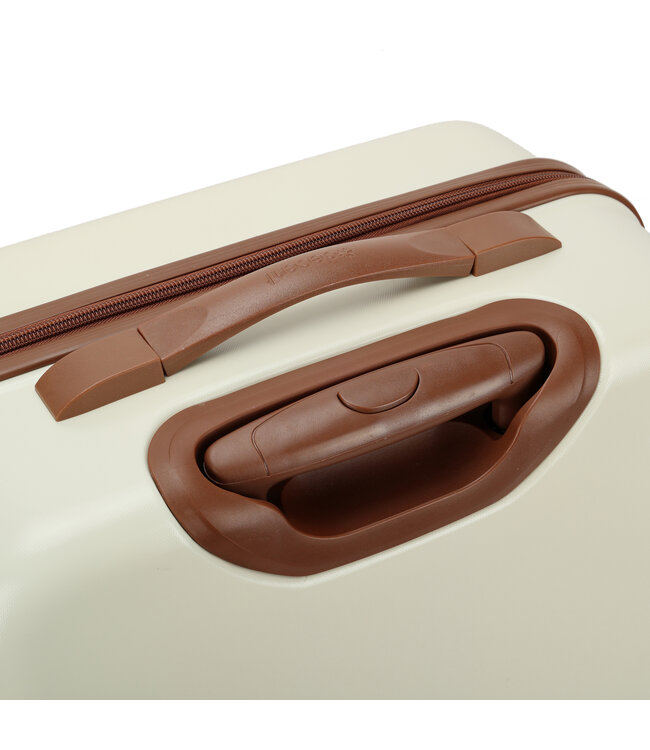 Decent Retro Medium koffer Wit 66X42X26 CM