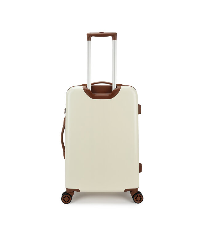 Decent Retro Medium koffer Wit 66X42X26 CM