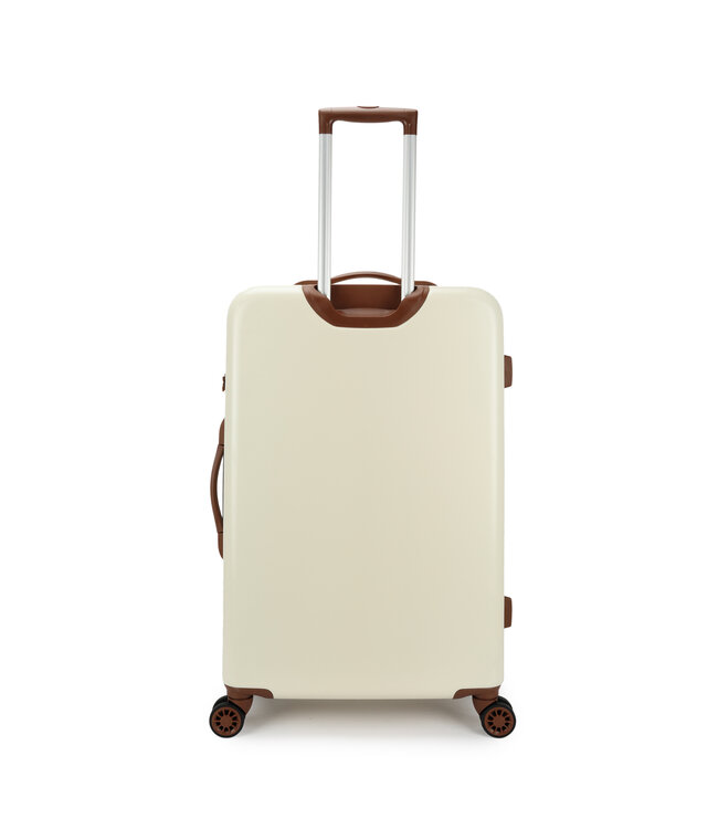 Decent Retro Grote koffer Wit 76X48X30 CM