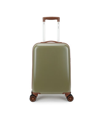 Decent Retro Handbagage koffer Groen