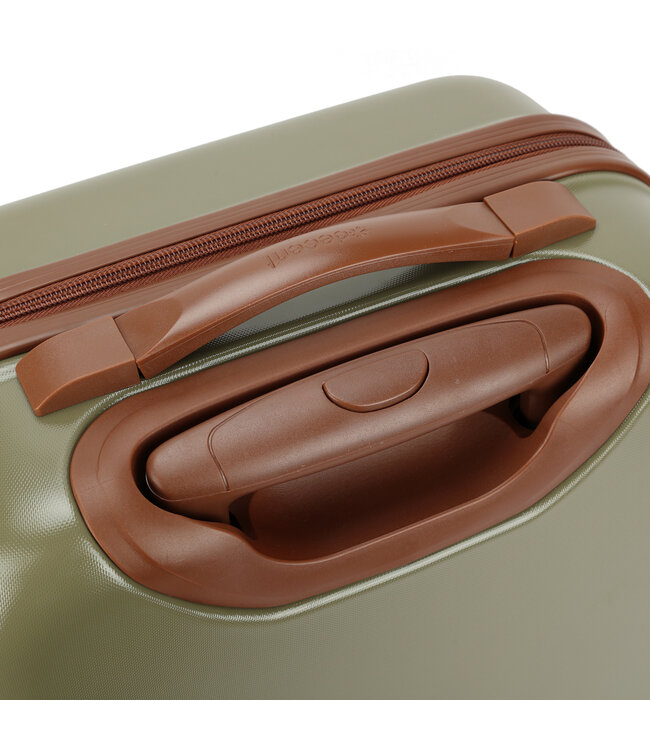 Decent Retro Handbagage koffer Groen 55X35X20 CM