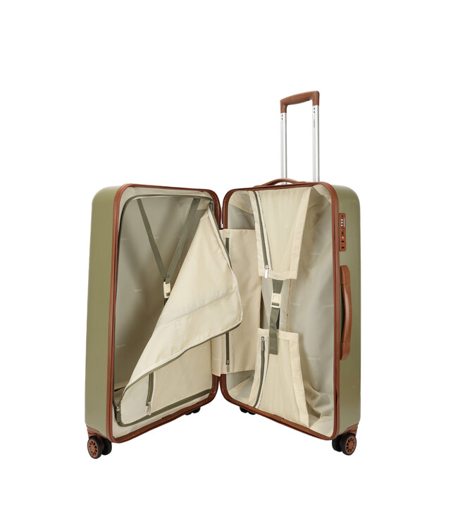 Decent Retro Grote koffer Groen 76X48X30 CM