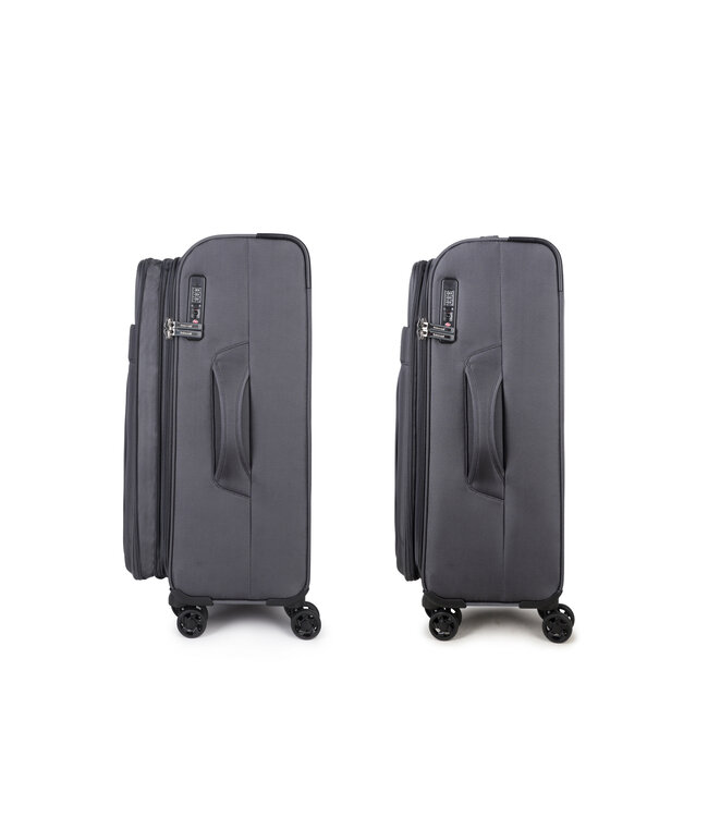 Decent D-Upright Medium koffer Grijs 66X40X27 CM