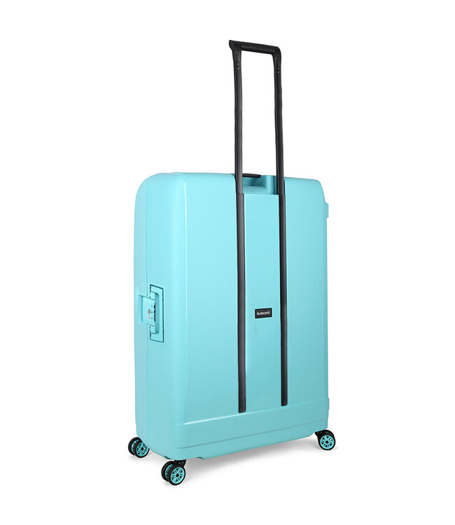 Decent Transit Handbagage koffer Lichtblauw 55X37X23 CM