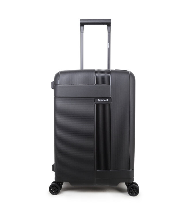 Decent Transit Handbagage koffer Zwart 55X37X23 CM