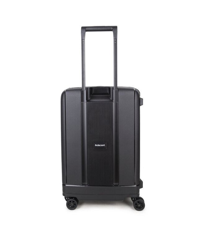 Decent Transit Handbagage koffer Zwart 55X37X23 CM