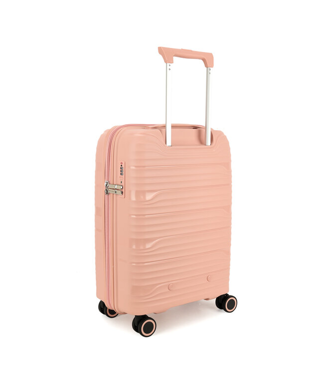 Decent Explorer Handbagage koffer Lichtroze 55X37,5X23 CM