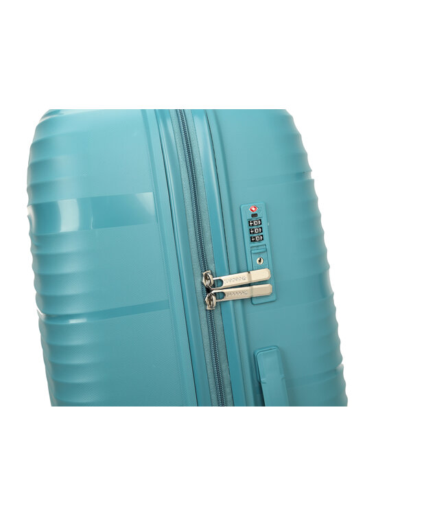 Decent Explorer Grote koffer Petrol 77X52,5X29,5 CM