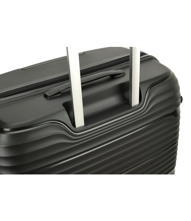 Decent Explorer Grote koffer Zwart 77X52,5X29,5 CM