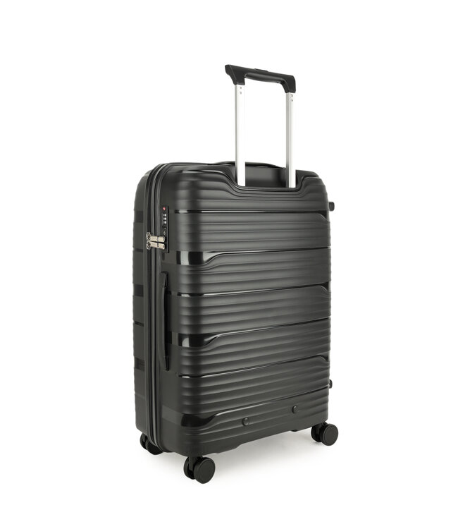 Decent Explorer Medium koffer Zwart 66X45X26 CM