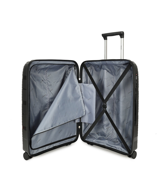 Decent Explorer Medium koffer Zwart 66X45X26 CM