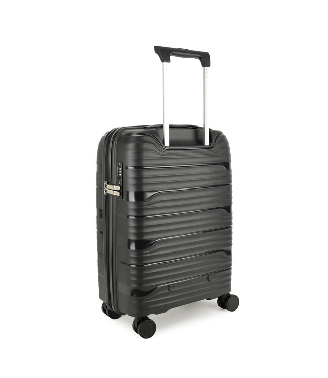 Decent Explorer Handbagage koffer Zwart 55X37,5X23 CM