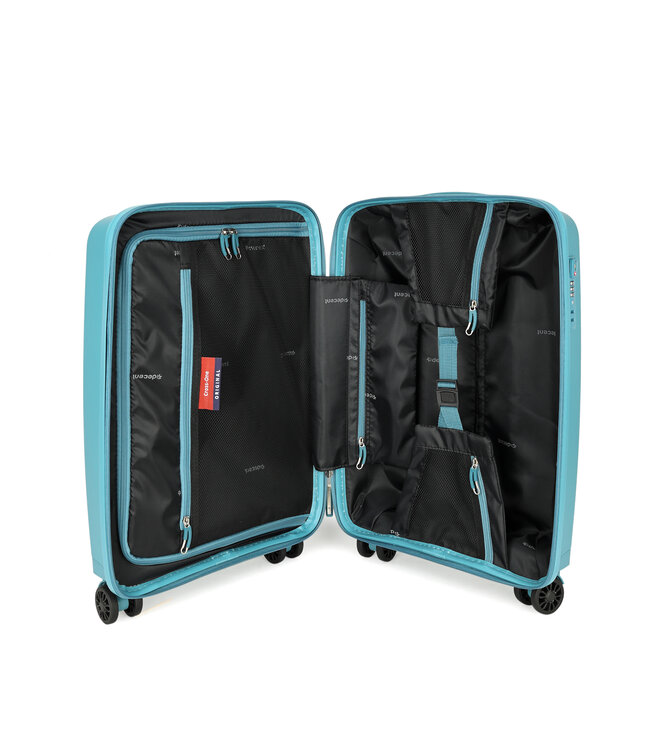 Decent Cross One Handbagage koffer Petrol 55x20x30 CM