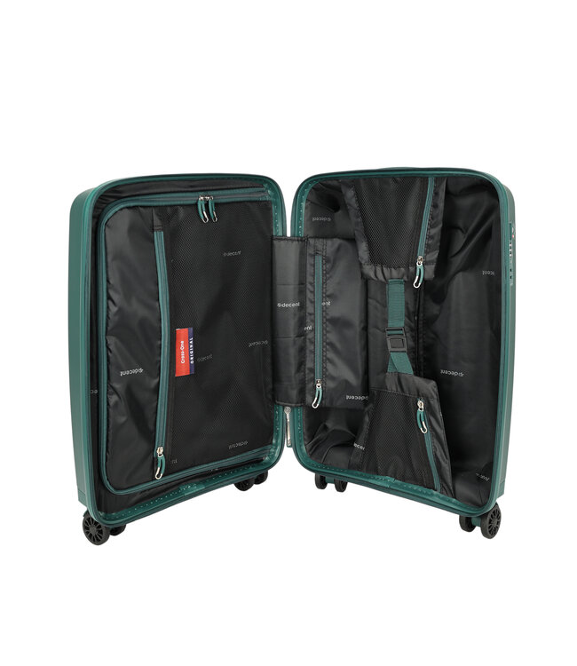 Decent Cross One Kofferset Donkergroen