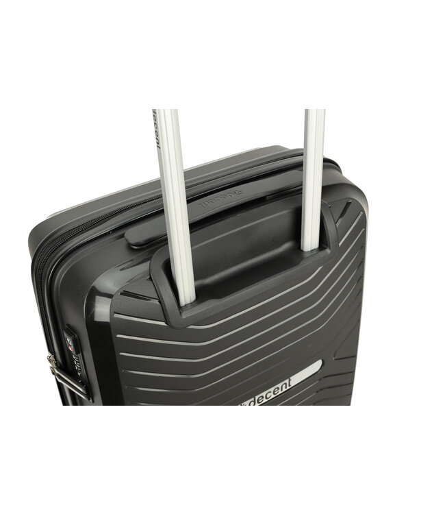 Decent Cross One Handbagage koffer Zwart 55x20x30 CM