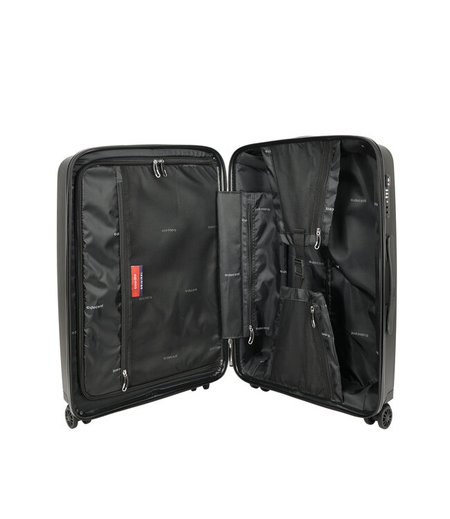 Decent Cross One Medium koffer Zwart 66x41x25 CM