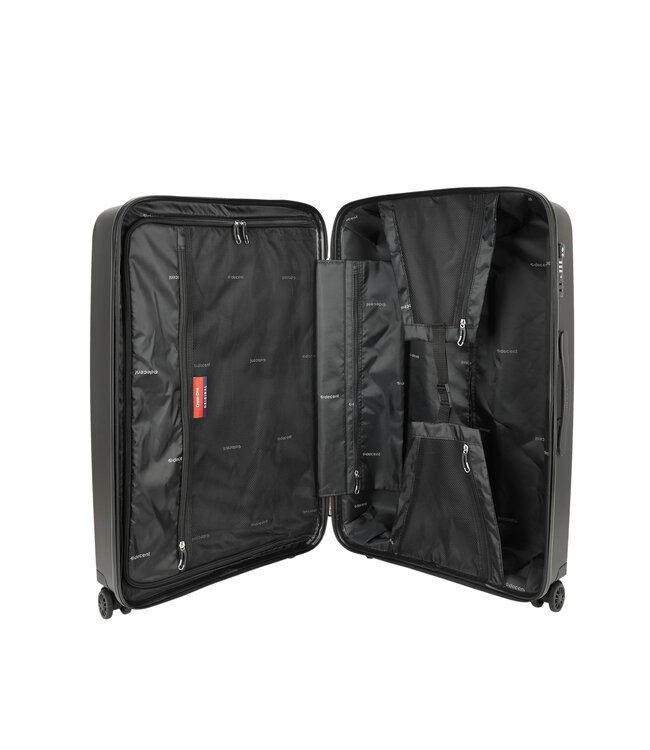 Decent Cross One Grote koffer Zwart 76x47x28 CM