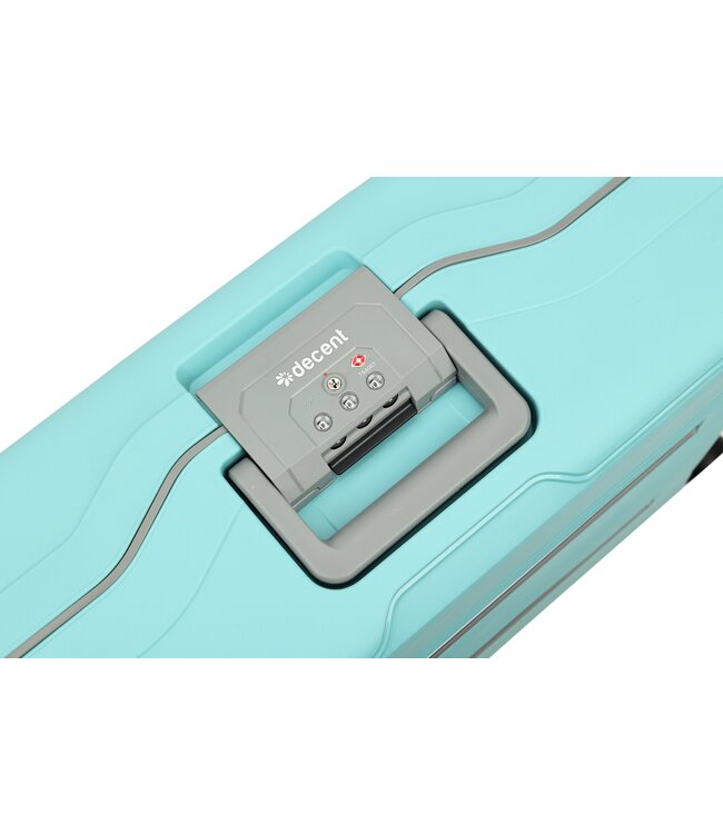 Decent On Tour Handbagage koffer Blauw 55X40X20 CM