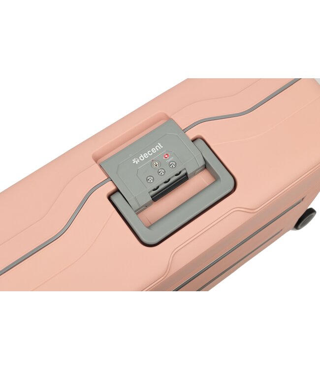 Decent On Tour Handbagage koffer Roze 55X40X20 CM