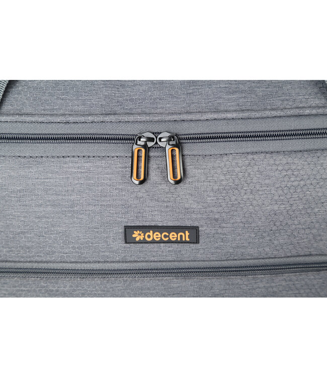Decent Flexplus Wieltas Grijs/oranje 75X34X36 CM