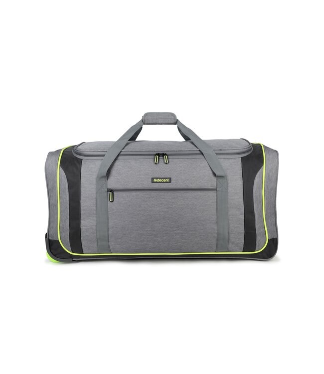 Decent Flexplus Wieltas Grijs/lemon groen 75X34X36 CM