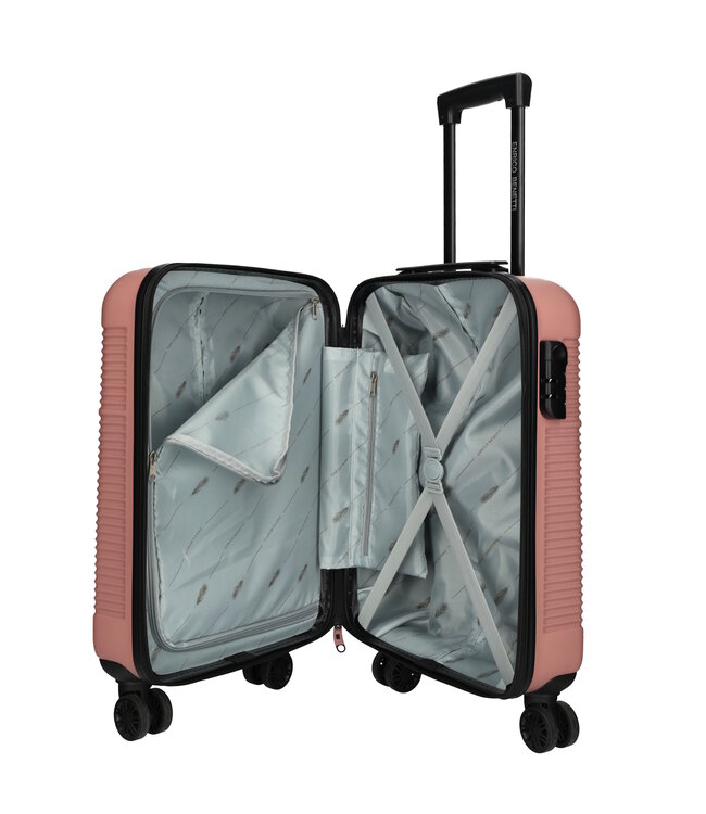 Enrico Benetti Reiskoffers Louisville Oud roze Kofferset 3-Delig 91, 62 en 30L