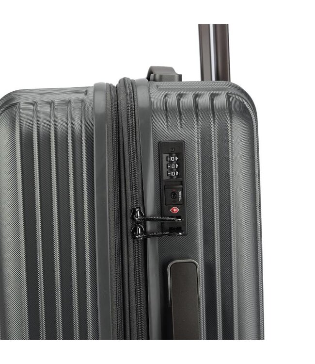 Decent Tourister Koffer Medium Grijs Inhoud 65 Liter 66X40X27,5cm