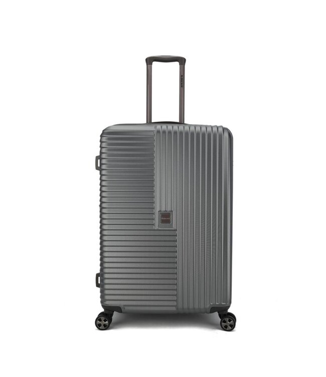 Decent Tourister Koffer Groot Grijs Inhoud 97 Liter 74x48x29cm