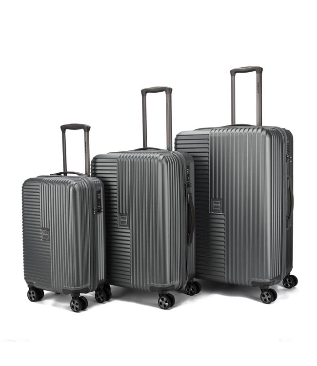 Decent Tourister Kofferset Grijs Inhoud 97, 67 en 34 Liter