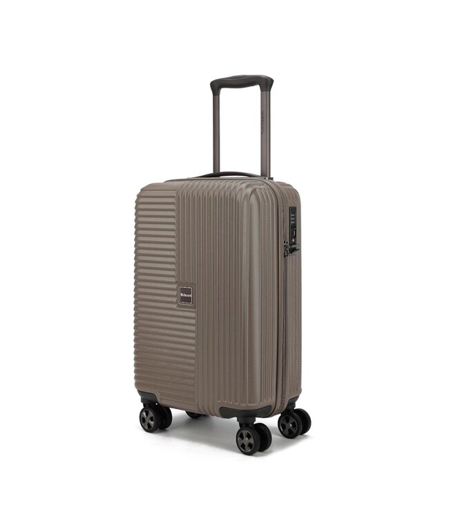 Decent Tourister Handbagage Koffer Taupe Inhoud 34 Liter 55x35x20cm